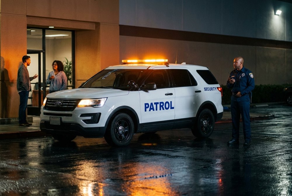 Marked Americal Patrol patrol vehicle, "PATROL" livery close-up
