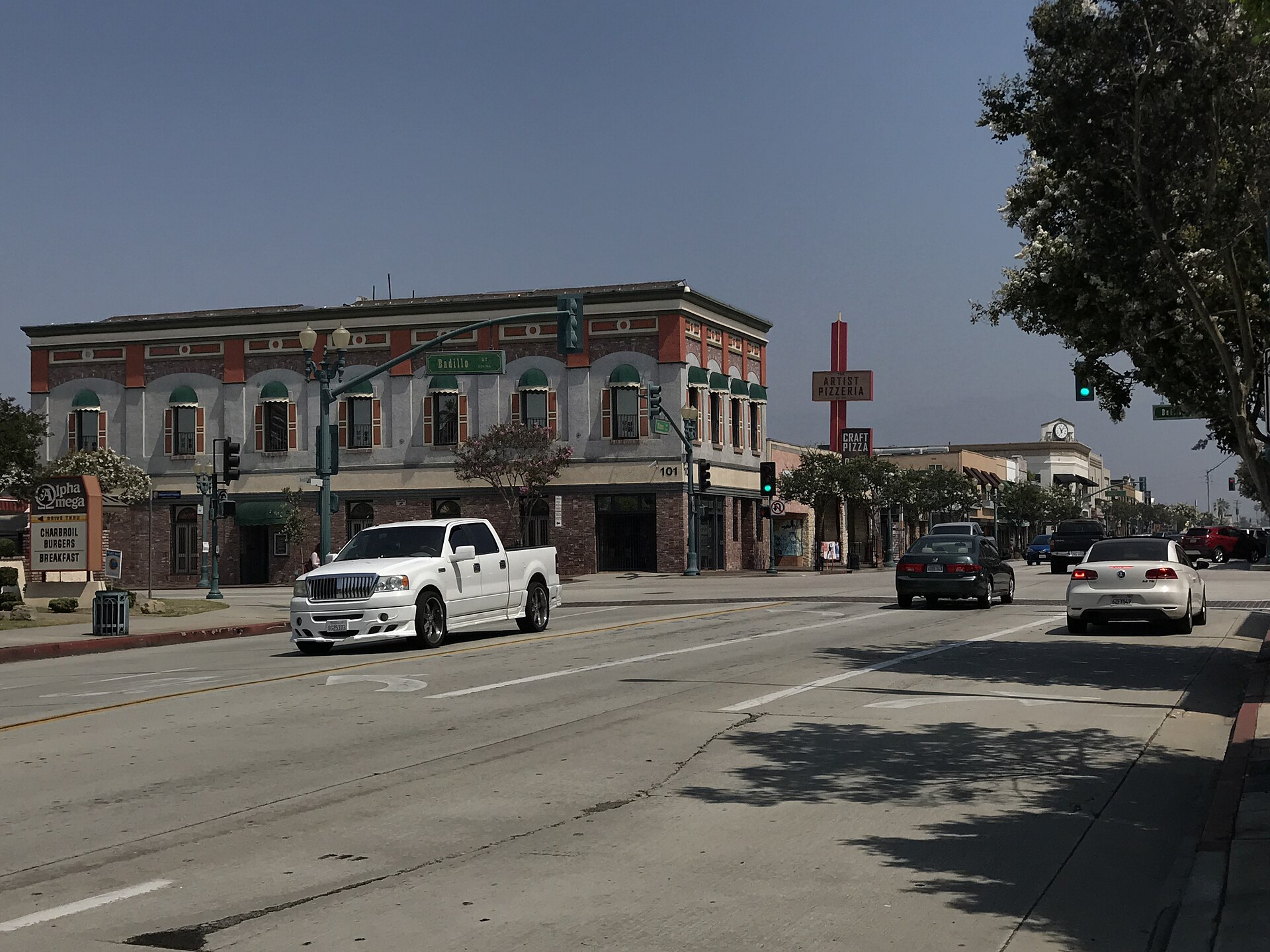 Americal Patrol security officer on patrol in Covina, California