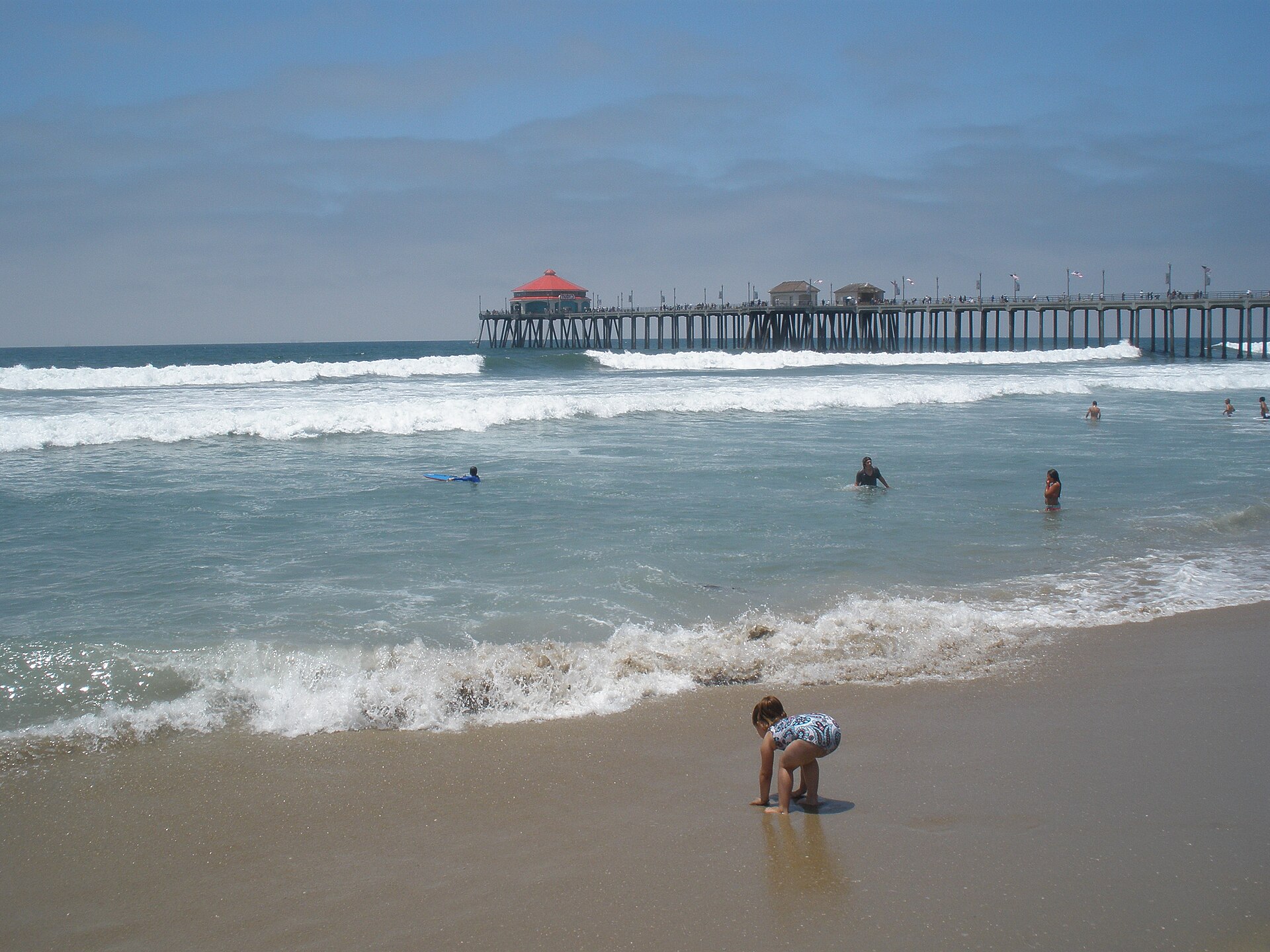 Americal Patrol security officer on patrol in Huntington Beach, California