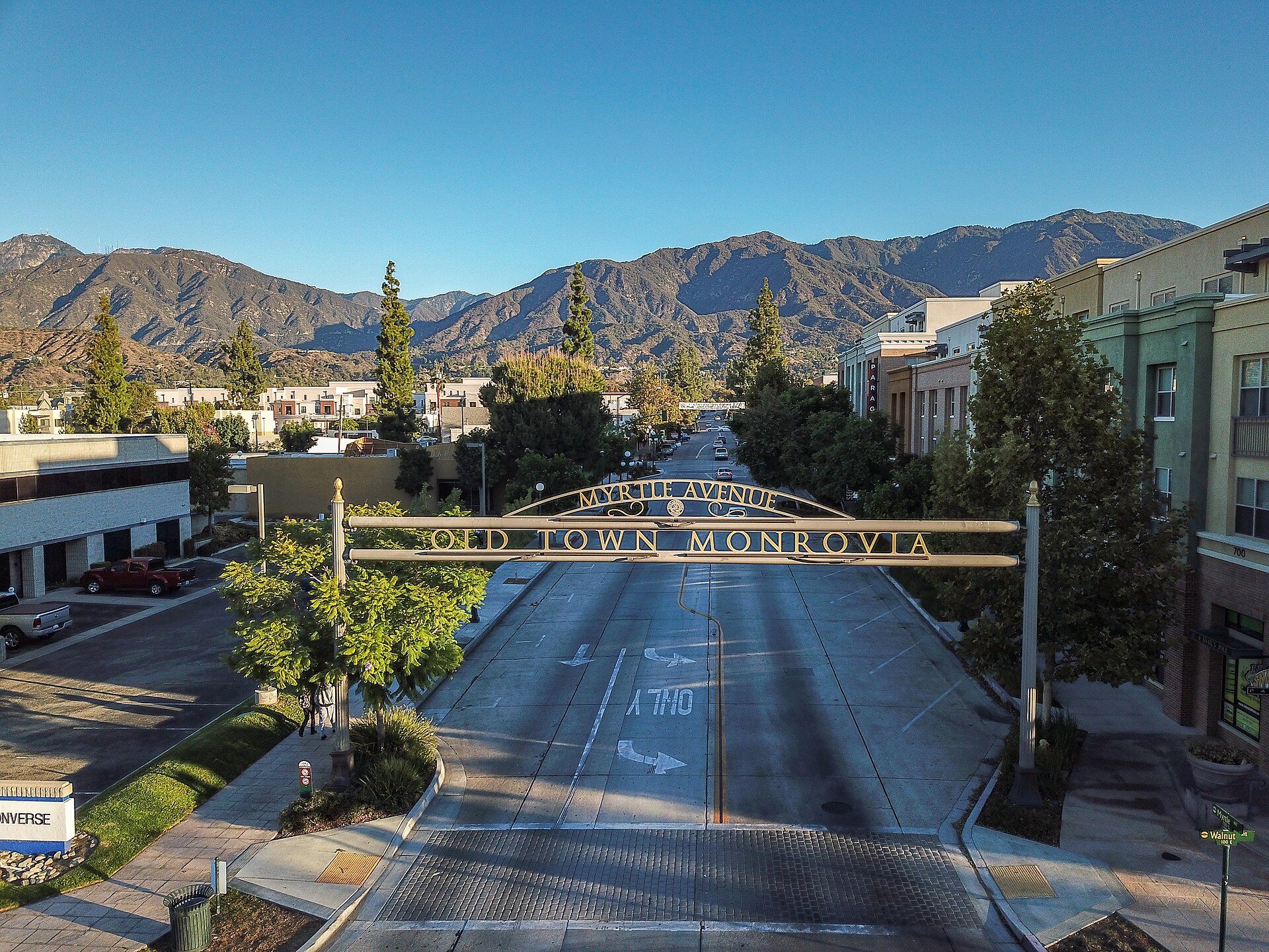 Americal Patrol security officer on patrol in Monrovia, California