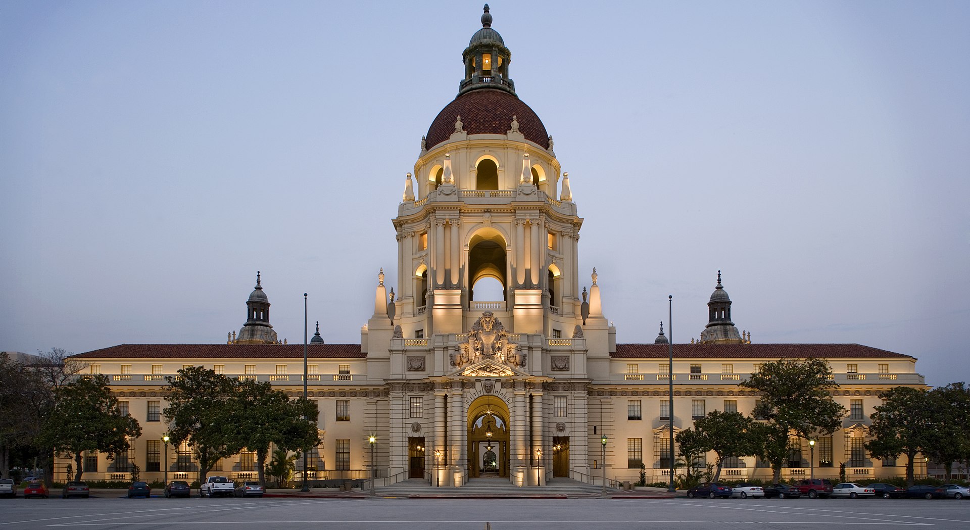 Americal Patrol security officer on patrol in Pasadena, California