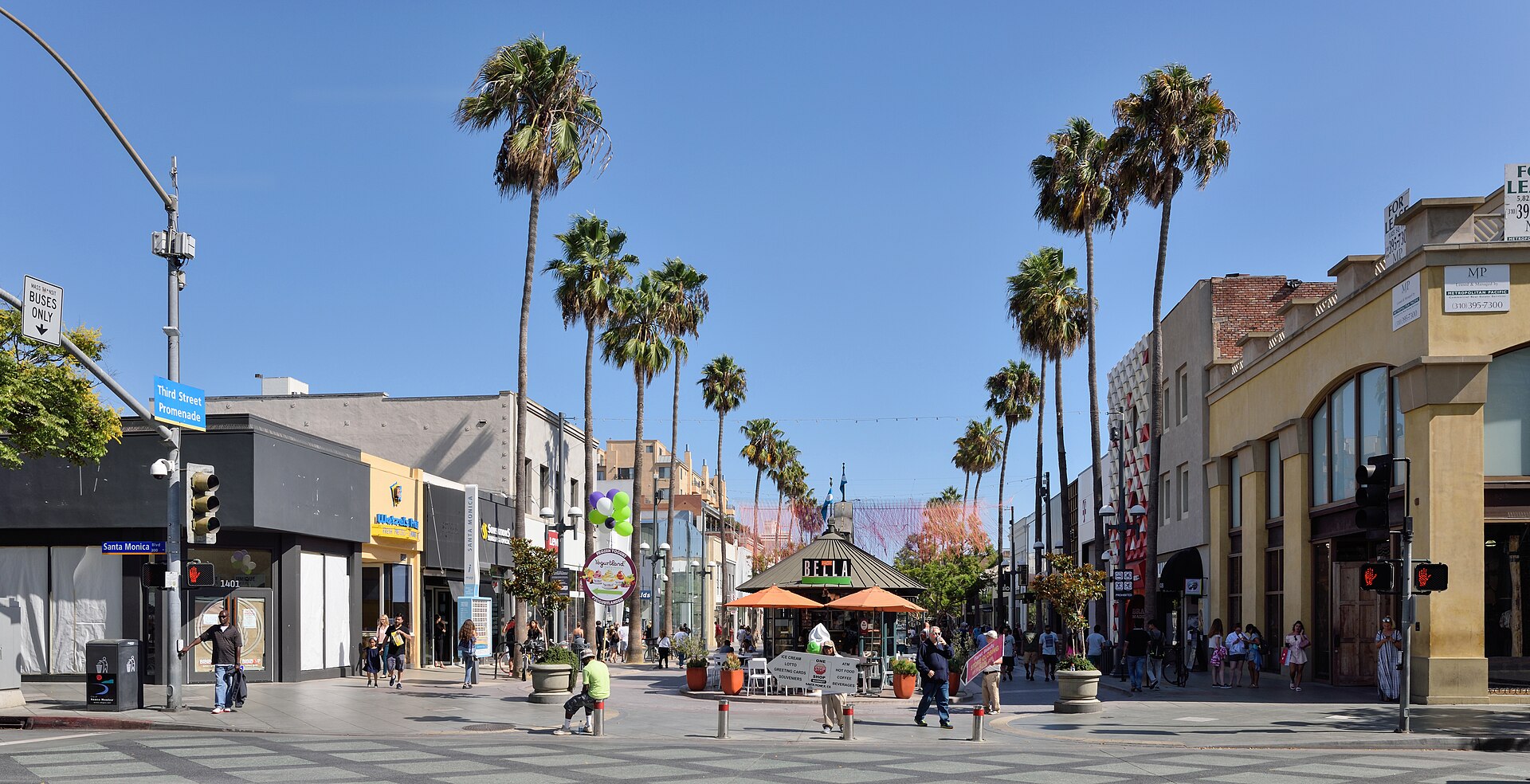 Third Street Promenade in Santa Monica, California